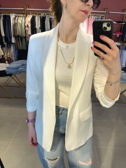 Blazer Ceket Beyaz