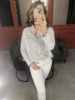 Çizgili gömlek #gri