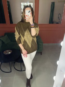 Baklava desen (kahverengi)