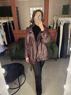 Premium Tasarım Deri Ceket