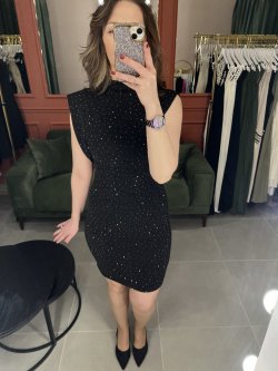 Taşlı Mini Elbise