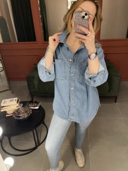 Premium Jean Gömlek