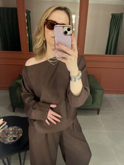 Premium Kayık Yaka Takım